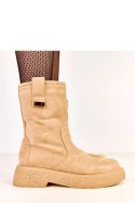 Botki Model Mileda LEI-85 Beige - Solea Botki Model Mileda LEI-85 Beige - Solea