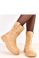 Botki Model Mileda LEI-85 Beige - Solea Botki Model Mileda LEI-85 Beige - Solea