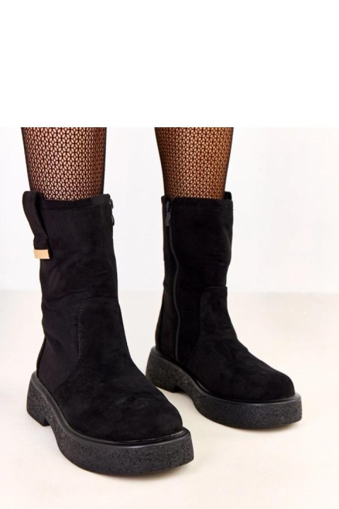 Botki Model Mileda LEI-85 Black - Solea Botki Model Mileda LEI-85 Black - Solea