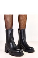 Botki Model Rimina K322 Black - Solea Botki Model Rimina K322 Black - Solea
