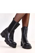 Botki Model Rimina K322 Black - Solea Botki Model Rimina K322 Black - Solea