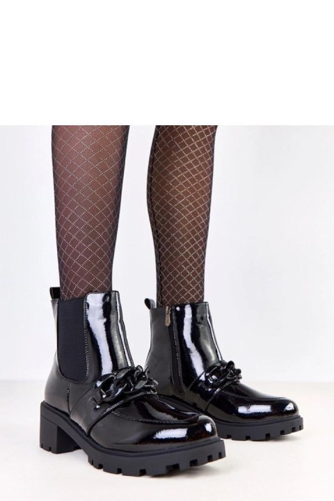 Botki Model Sentley D8793-2 Black - Solea