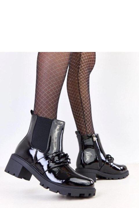 Botki Model Sentley D8793-2 Black - Solea