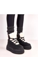 Botki Sportowe Model Lorraine ZH15 Black - Solea Botki Sportowe Model Lorraine ZH15 Black - Solea