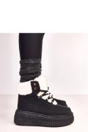 Botki Sportowe Model Lorraine ZH15 Black - Solea Botki Sportowe Model Lorraine ZH15 Black - Solea