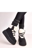 Botki Sportowe Model Lorraine ZH15 Black - Solea Botki Sportowe Model Lorraine ZH15 Black - Solea