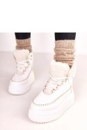 Botki Sportowe Model Lorraine ZH15 White - Solea Botki Sportowe Model Lorraine ZH15 White - Solea
