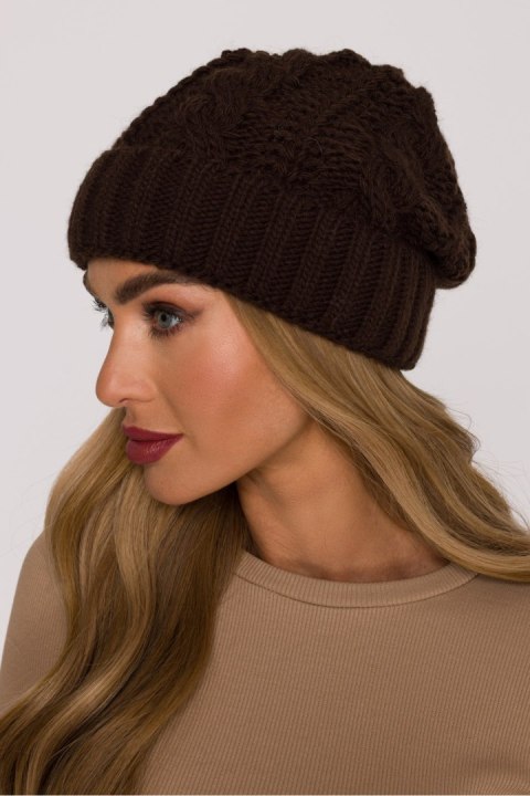 Czapka Model MOE897 Brown - Moe