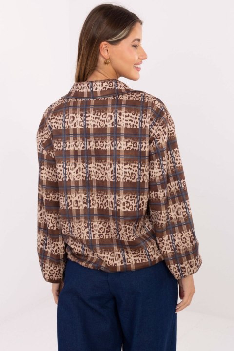 Kurtka Damska Model IT-KR-5773.23 Beige - Rue Paris Kurtka Damska Model IT-KR-5773.23 Beige - Rue Paris