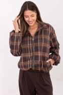 Kurtka Damska Model IT-KR-5773.23 Black/Beige - Rue Paris Kurtka Damska Model IT-KR-5773.23 Black/Beige - Rue Paris