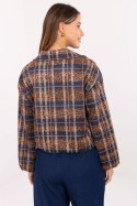 Kurtka Damska Model IT-KR-5773.23 Blue - Rue Paris Kurtka Damska Model IT-KR-5773.23 Blue - Rue Paris