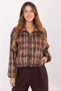Kurtka Damska Model IT-KR-5773.23 Camel - Rue Paris Kurtka Damska Model IT-KR-5773.23 Camel - Rue Paris