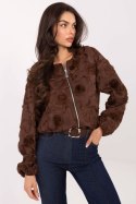 Kurtka Damska Model IT-KR-5776.66 Brown - Rue Paris Kurtka Damska Model IT-KR-5776.66 Brown - Rue Paris