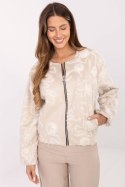 Kurtka Damska Model IT-KR-5776.66 Light Beige - Rue Paris Kurtka Damska Model IT-KR-5776.66 Light Beige - Rue Paris