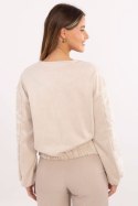 Kurtka Damska Model IT-KR-5776.66 Light Beige - Rue Paris Kurtka Damska Model IT-KR-5776.66 Light Beige - Rue Paris