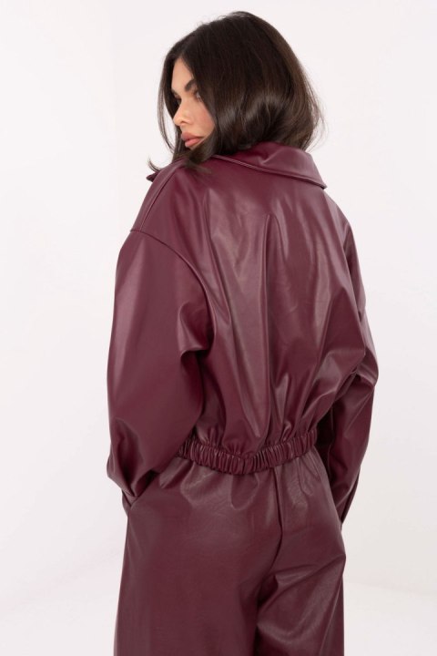 Kurtka Damska Model IT-KR-FL9707.34 Bordo - Rue Paris Kurtka Damska Model IT-KR-FL9707.34 Bordo - Rue Paris