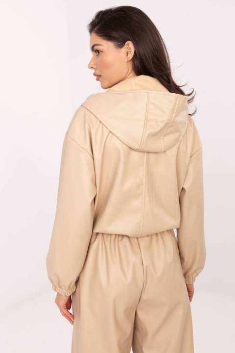 Kurtka Damska Model IT-KR-FL9729.15P Beige - Rue Paris Kurtka Damska Model IT-KR-FL9729.15P Beige - Rue Paris