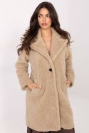 Płaszcz Damski Model IT-PL-88121.01P Beige - Factory Price Płaszcz Damski Model IT-PL-88121.01P Beige - Factory Price