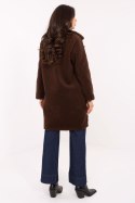 Płaszcz Damski Model IT-PL-88121.01P Brown - Factory Price Płaszcz Damski Model IT-PL-88121.01P Brown - Factory Price