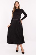 Spódnica Model MI-SD-121402.59 Black - Rue Paris Spódnica Model MI-SD-121402.59 Black - Rue Paris