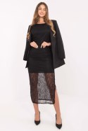 Spódnica Model MI-SD-122436.60 Black - Rue Paris Spódnica Model MI-SD-122436.60 Black - Rue Paris