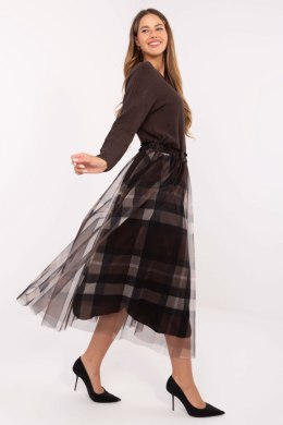 Spódnica Model MI-SD-271329-1.00 Black/Brown - Italy Moda