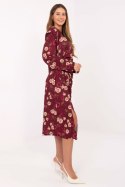 Sukienka Model IT-SK-20057-1.02 Bordo - Rue Paris Sukienka Model IT-SK-20057-1.02 Bordo - Rue Paris