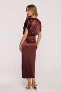 Sukienka Model MOE887 Brown - Moe Sukienka Model MOE887 Brown - Moe