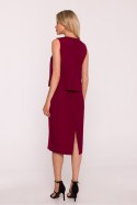 Sukienka Model S422 Bordo - Stylove