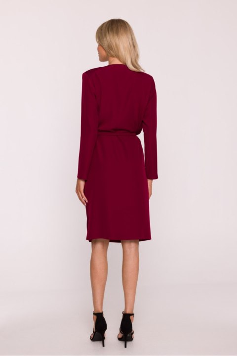 Sukienka Model S428 Bordo - Stylove Sukienka Model S428 Bordo - Stylove