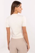 Sweter Damski Model IT-SW-93007.26 Light Beige - Factory Price Sweter Damski Model IT-SW-93007.26 Light Beige - Factory Price