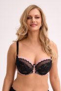 Biustonosz Soft Model Elara 1309 Black/Pink - Gaia