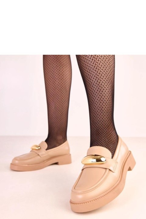 Mokasyny Model Ella Q2595 Beige - Solea