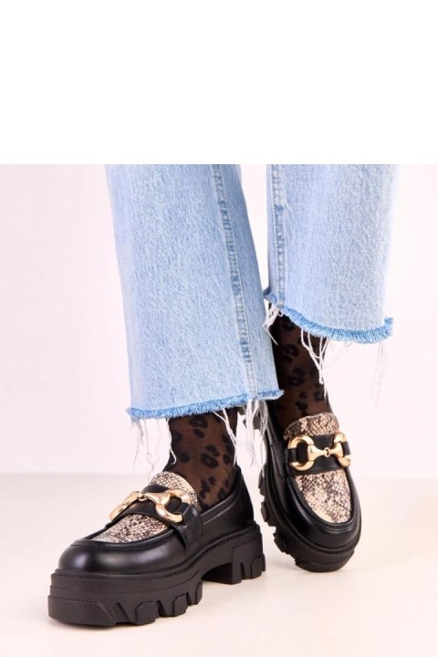 Mokasyny Model Ruben Q2592 Black Snake - Solea