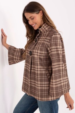 Płaszcz Damski Model IT-PL-31820-2.21P Brown - Italy Moda