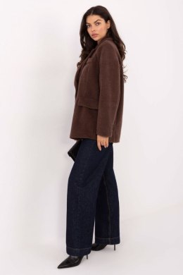 Płaszcz Damski Model IT-PL-FL7696.16 Brown - Rue Paris