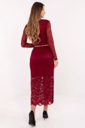 Spódnica Model MI-SD-G9137.16P Bordo - Italy Moda