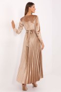 Sukienka Model IT-SK-16919.04P Beige - Italy Moda Sukienka Model IT-SK-16919.04P Beige - Italy Moda