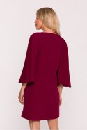 Sukienka Model S426 Bordo - Stylove