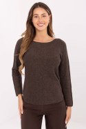 Sweter Damski Model IT-SW-0110.84 Dark Brown - Rue Paris
