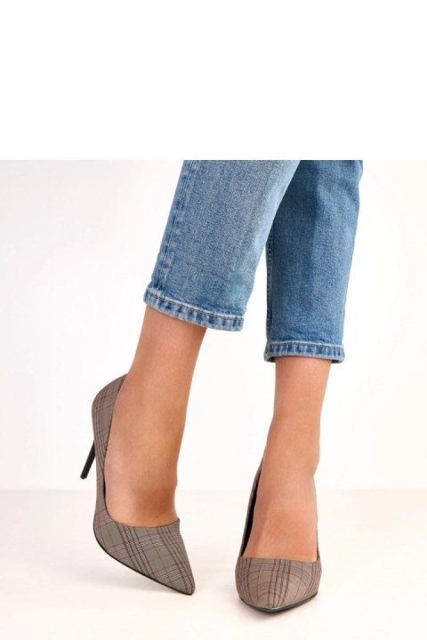Szpilki Model Paula AH-3 Grey - Solea