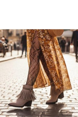 Botki Model Mulan 68344 Dark Beige - Solea