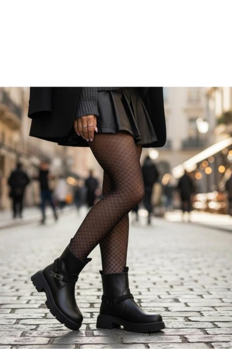 Botki Model Nathe 6043-1 Black - Solea