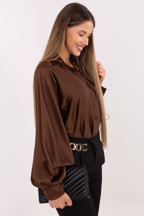 Koszula Damska Model DHJ-KS-15257.53P Brown - Italy Moda