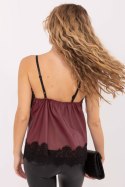 Koszulka Top Model IT-TP-FL9839.89 Bordo - Rue Paris