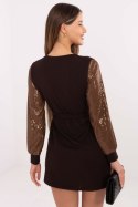 Sukienka Model MI-SK-67634.99 Dark Brown - Italy Moda