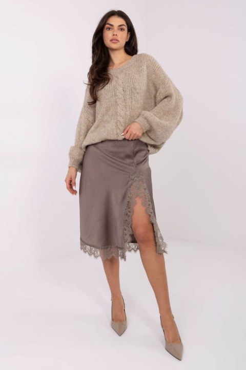 Sweter Damski Model MI-SW-1610.18 Beige - Italy Moda