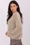 Sweter Damski Model MI-SW-1610.18 Beige - Italy Moda