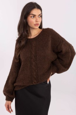 Sweter Damski Model MI-SW-1610.18 Dark Brown - Italy Moda
