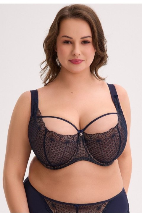 Biustonosz Soft Biustonosz Semi-Soft Model Veda 1323M Navy - Gaia